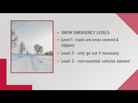 Video: Kokio lygio sniego avarija yra Scioto apskrityje?