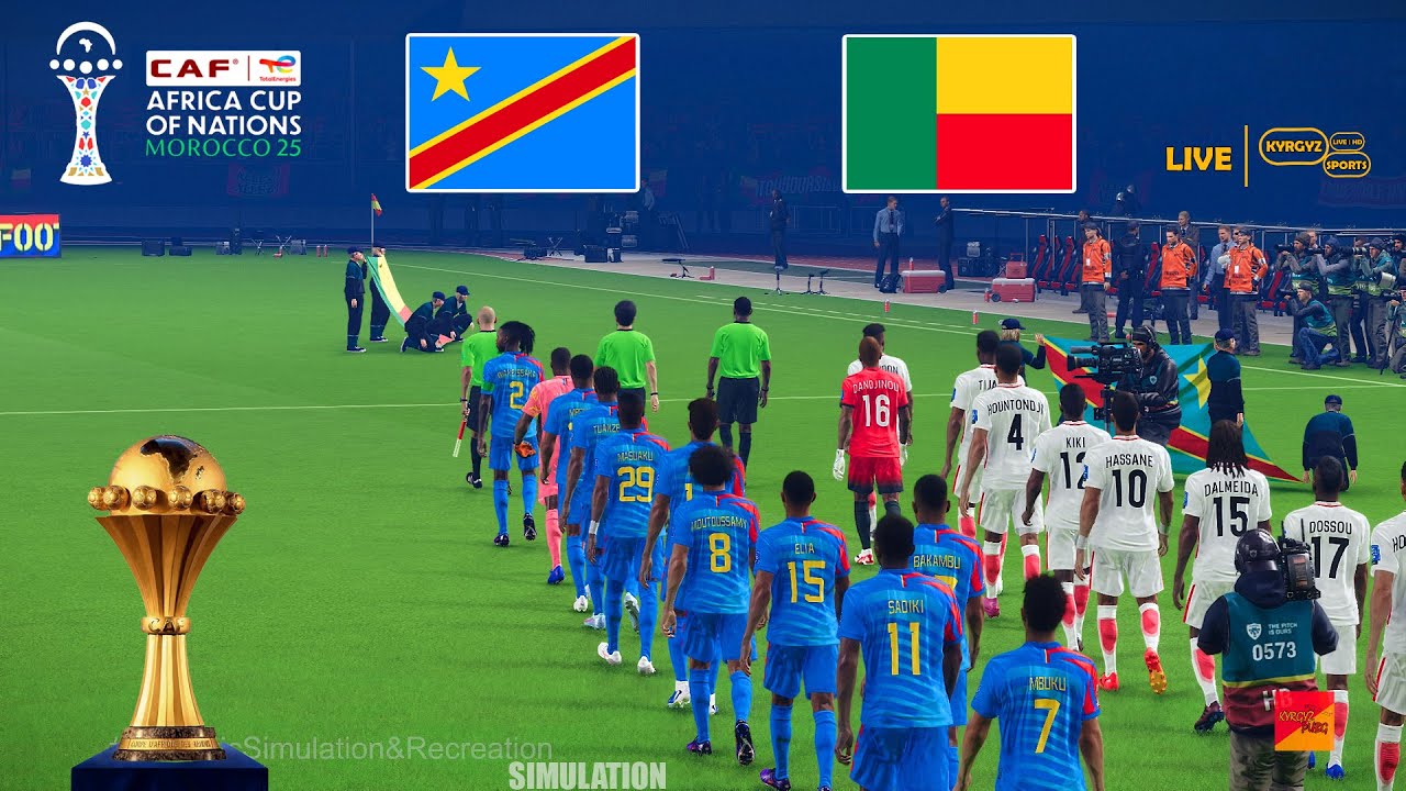 RD Congo vs Bénin | Coupe d'Afrique des Nations CAF 25/26 | Simulation et pronostic du match complet
