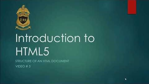 TSS Sr. II [Comp] Structure of an HTML Document - Sir Khurshid Khan