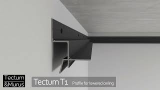 Tectum T1  - Shadow gap on ceiling - INSTRUCTION
