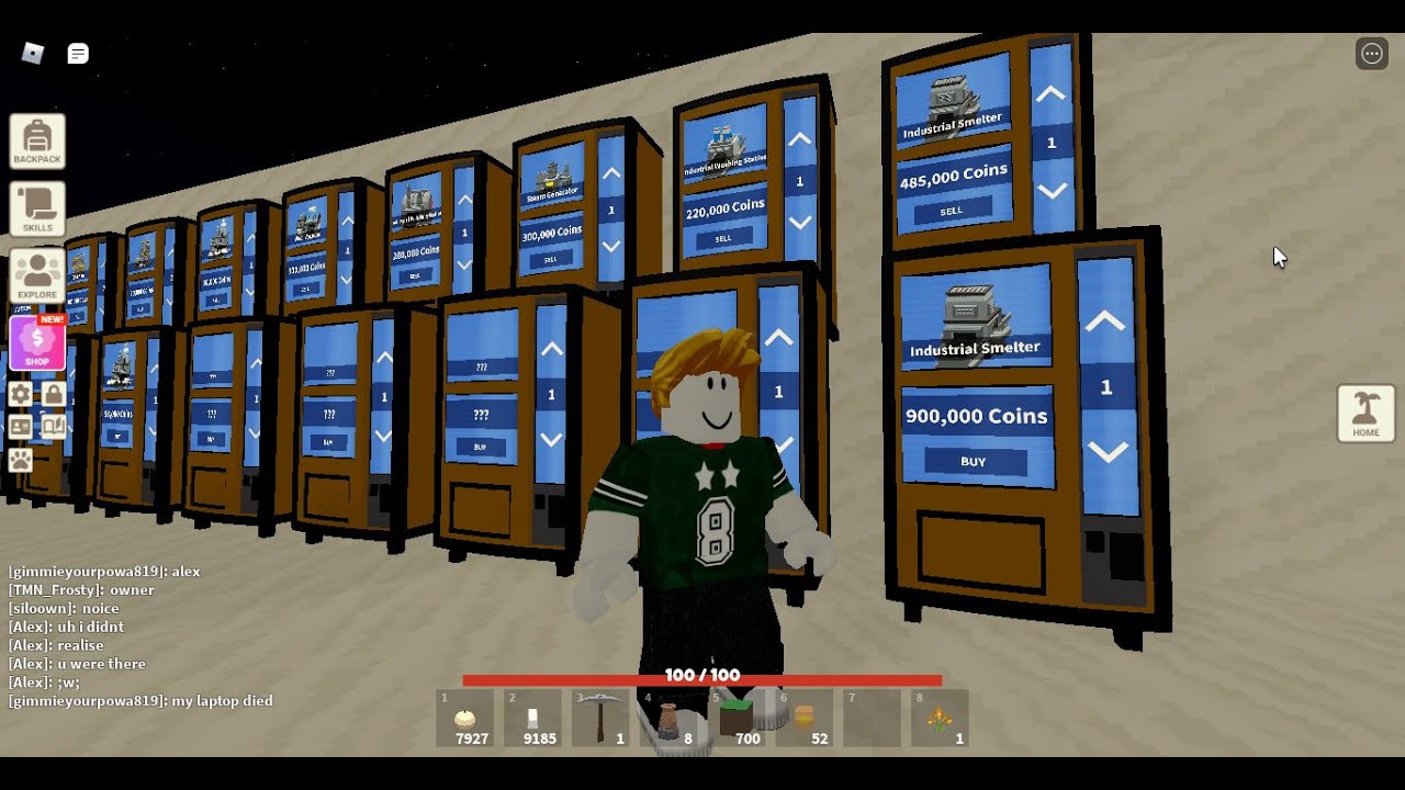 How to make iron fast? in Roblox Islands How To Get Smelter Easy