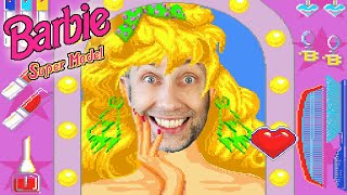 PAPOUNET apprend à devenir TOP MODÈLE avec BARBIE SUPER MODEL ! Retrogaming !