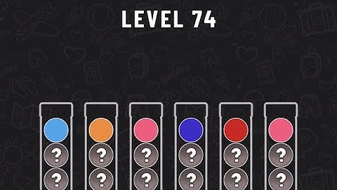 Ball Sort Puzzle Level 74 #ballsortpuzzle #puzzlegame #ballsortpuzzlegameplay #mobilegames