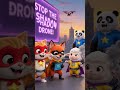 Super Animal Heroes vs Shadow Drone! 🦸‍♂️🚁 Epic Rescue!