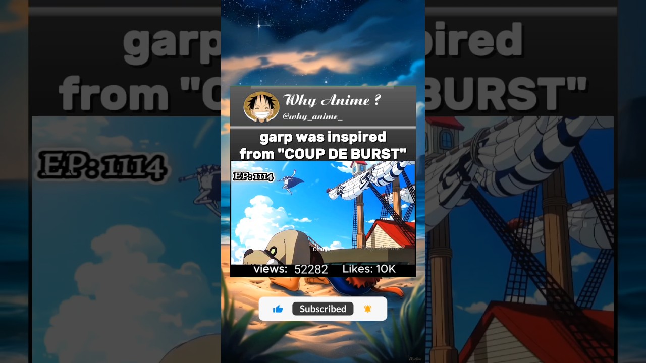 Garp and luffy on flying the ship 