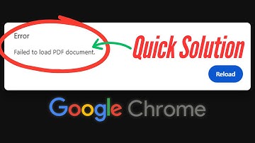 Fix Error - Failed To Load PDF Document