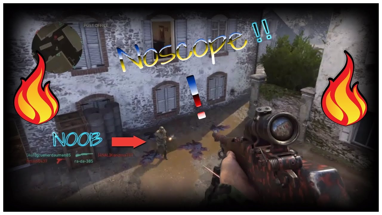 PLAYING WITH KARABIN SNIPER IN WWII HARDCORE TEAM DEATHMATCH(CALL OF DUTY WW2) - *Only Noscope*