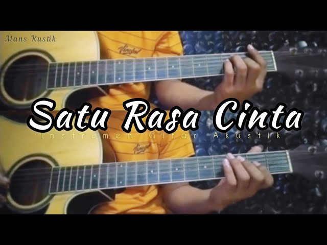 SATU RASA CINTA - ARIEF | Gitar Cover ( Instrumen ) Chord Gitar class=