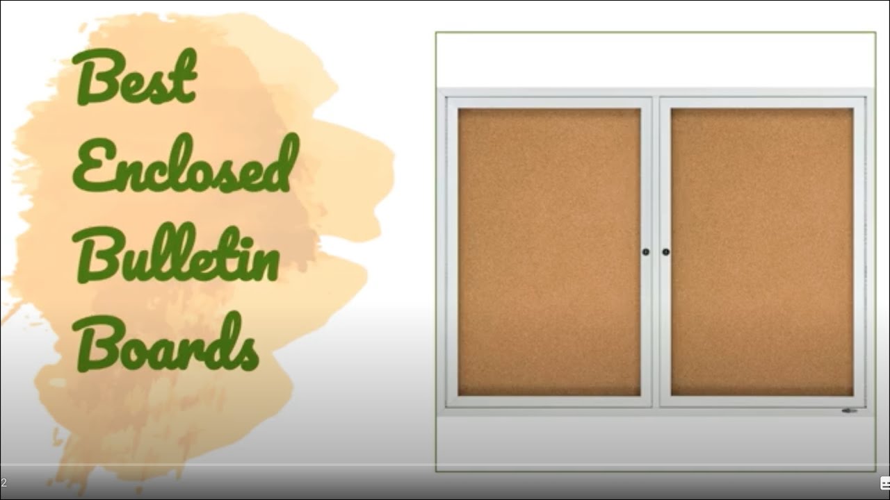 🌵7 Best Enclosed Bulletin Boards 2020