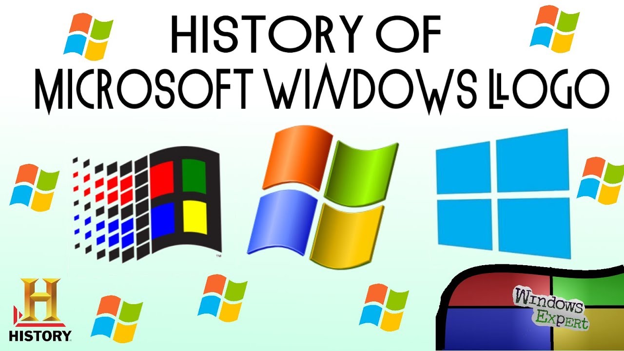 HISTORY OF MICROSOFT WINDOWS LOGO - YouTube