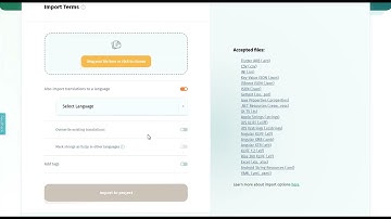 Excel translation with POEditor
