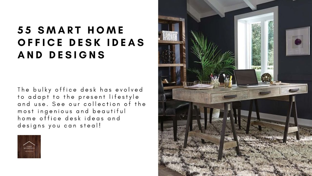 55 Smart Home Office Desk Ideas and Designs - YouTube