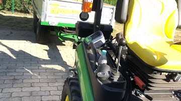 John Deere 1025R 1026R Hydraulik Trailer Dump