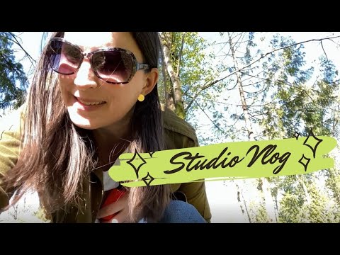 April Studio Vlog | location scouting, quilting & artist life updates