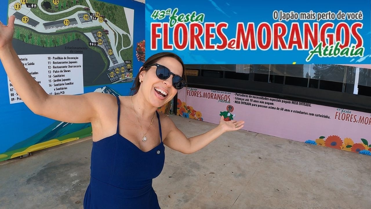 ATIBAIA SP - FESTA DAS FLORES E DO MORANGO