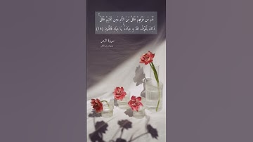 آية ١٦ "لهم من فوقهم ظُلَلُ من النار ومن تحتهم ظُلَلُ" من سورة الزمر