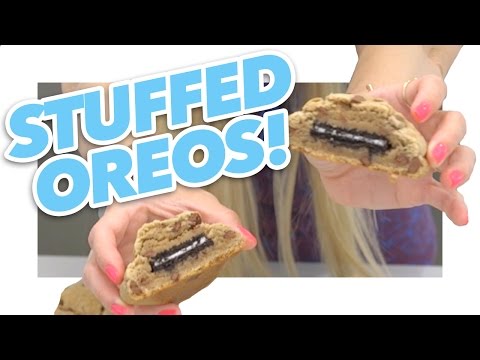 How To Make Chocolate Chip Cookies Stuffed With Oreos