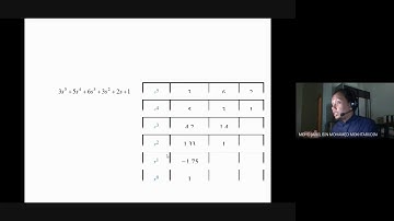 Lecture 3G - Routh Hurwitz Criterion: Special Cases (section 3)