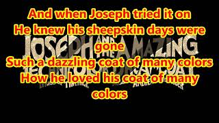Joseph's coat - Karaoke version