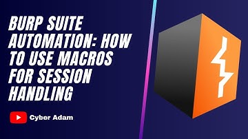 Burp Suite Automation: How to use Macros for Session Handling | Cyber Adam