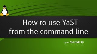 How to use YaST from the command line  - OpenSuSe screenshot 1