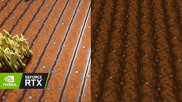 Minecraft RAY-TRACING: Extreme Graphics 2020 - FARM LANDS, MATERIALS AND MORE!