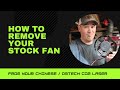 How to Remove the Stock Fan from your Chinese / OMTech Laser