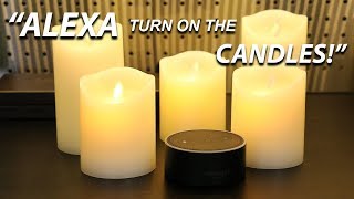 Control Candles with your Amazon #Alexa (echo) For $20!