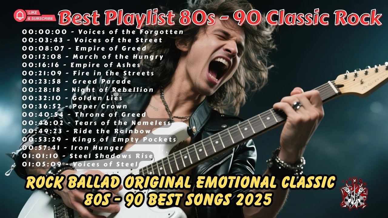 Emotional 80s Classic Rock Vibes - Best Song playlist 2025 - YouTube