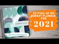 Setting Up My Budget Planner for 2021 // The Budget Mom // Budget By Paycheck Workbook //  BBP