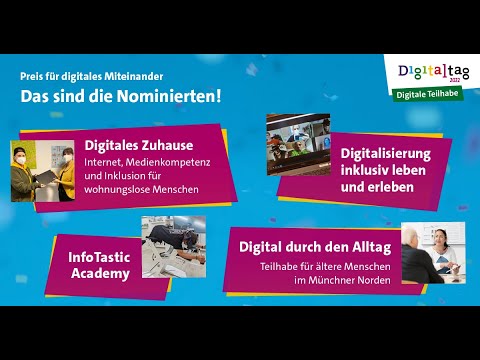 #DigitalMiteinander: Verkündung Preis für digitales Miteinander 2022 | Digitale Teilhabe