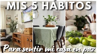 ✨ 5 habits I always use to make my home feel peaceful | New perfumes @dossierperfumes