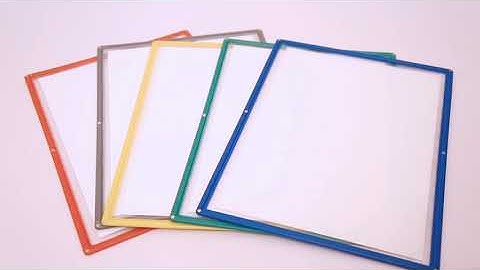 Infomate Magnetic Folder with Writing Surface