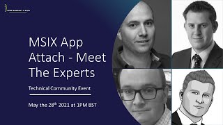 MSIX App Attach Meet the Experts Community Event