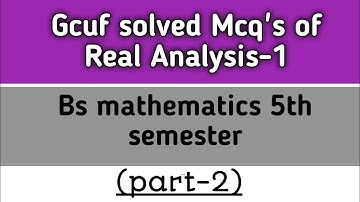 Gcuf solved mcq