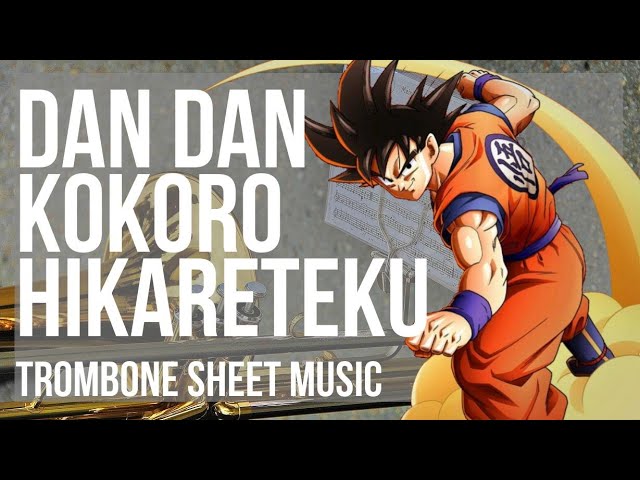 dragon ball gt (abertura) Sheet music for Trombone (Solo