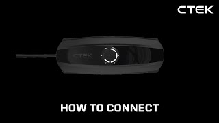Tutorials CTEK CS ONE Connecting