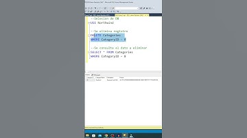 Cómo eliminar datos de una tabla con SQL Server #shorts