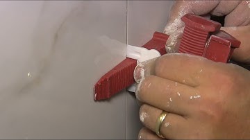 Marble-look rectified/sharp edges tiles 12"x 24"(30-60cm) installation using T-Lock™ Leveling System