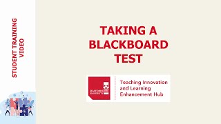Taking a Blackboard test