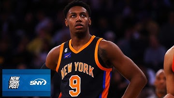 RJ Barrett continues to struggle for the Knicks | SNY