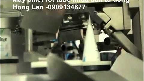 máy chiết rót tube nhưa bán tự động, máy vô tuýp sữa rửa mặt, kem đánh răng, dầu nhớt, tuýp dầu nhờn