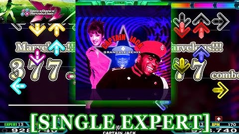 【DDR X2】 CAPTAIN JACK(GRANDALE REMIX) [SINGLE EXPERT] 譜面確認＋クラップ