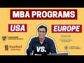 MBA: USA or Europe? | Brand Value | Cost & Scholarships | Job Opportunities |
