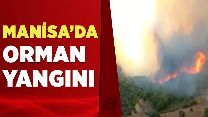 Manisa'nın Akhisar ilçesinde orman yangını! Yangına müdahale ediliyor | A Haber