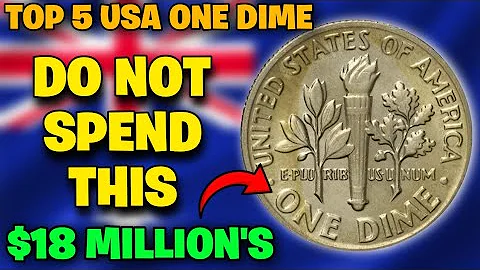 Top 5 ULTRA BIG MONEY One Dime rare Roosevelt Dime Coins worth A lot of money! Coins worth money!