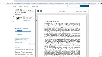 Searching for Articles: JSTOR