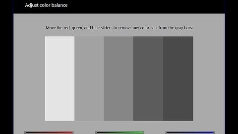 How to adjust your screen color settings(Brightness-Contrast-Gamma...)