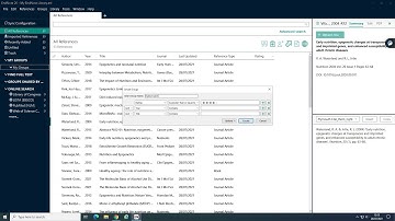 Using smart groups in Endnote 20