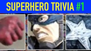 SUPERHERO QUIZ #1 | 10 Marvel & DC Comic Book Superheroes Trivia Questions and Answers screenshot 1